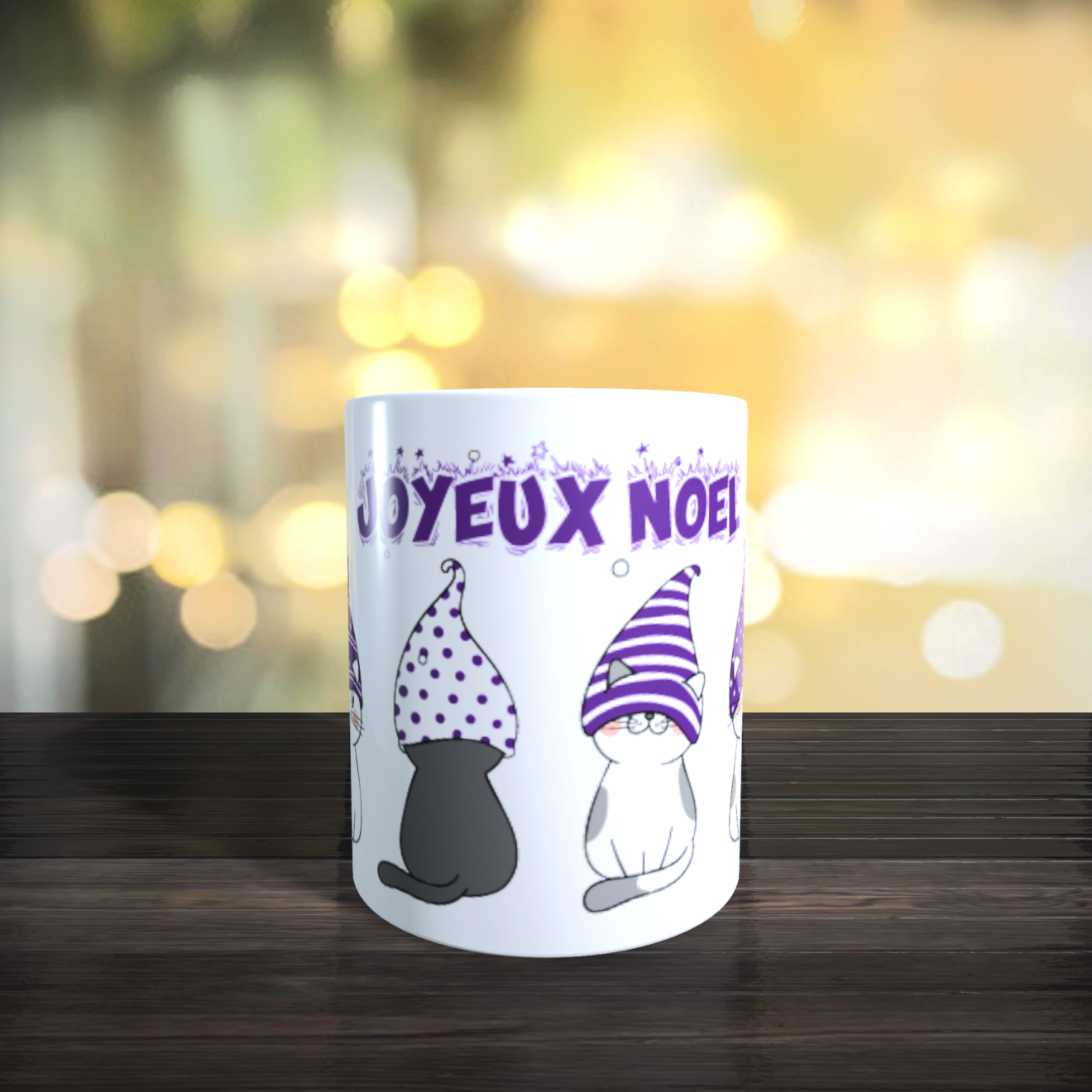 2021 2022 noel 4 chats mauve Back