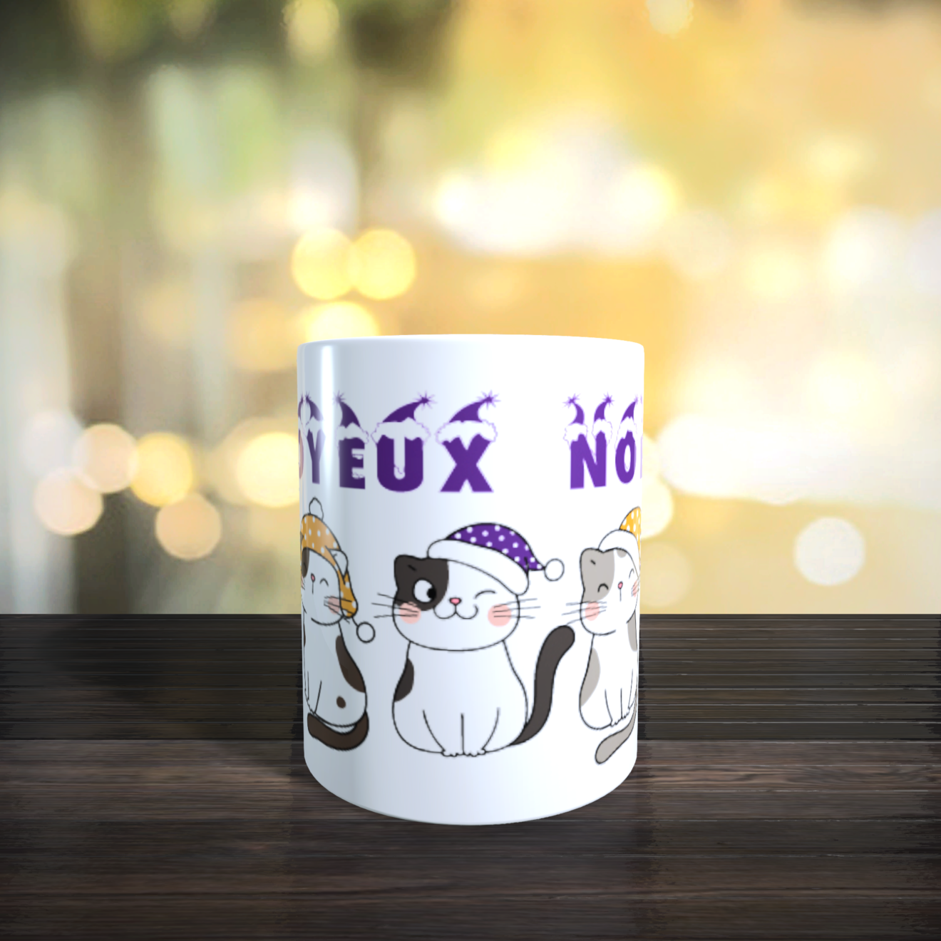 2021 2022 noel 5 chats mauve Back