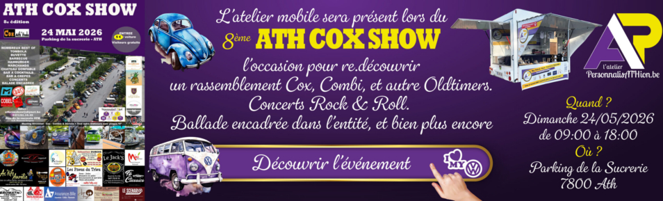 2026 05 24 personnalisathion ath cow show banniere