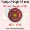 Badge 2025 pompier 200ans