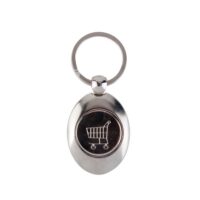 S 9085 MT100 porte cles metal rond jeton