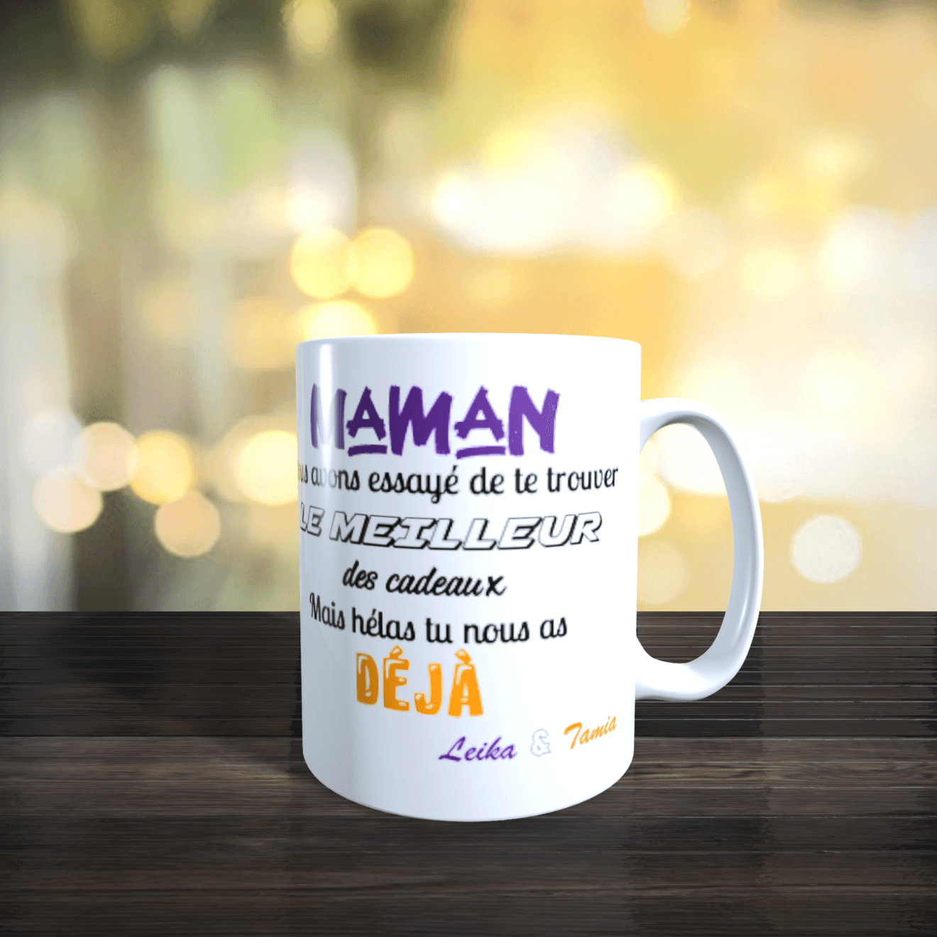 Sublimation Mug Maman meilleur Left