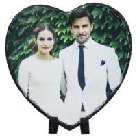 ardoise coeur brillant