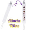 attache tetine sucette ducasse ath copyright personnalisathion