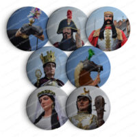 badges ducasse 2023 les geants