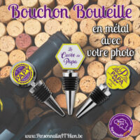 bouchon vin metal personnalisathion