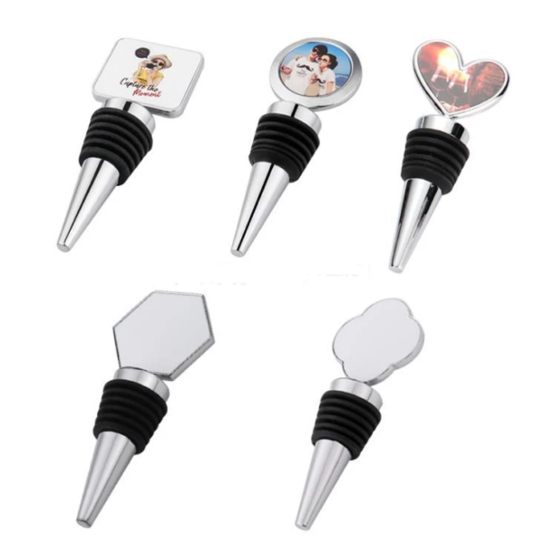 bouchons de bouteilles de vin formes multiples personnalisathion