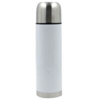 bouteille thermos inox blanc personnalisathion