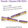 bracelet 2025 personnalisathion