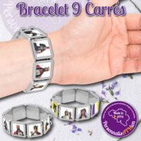 bracelet 9 carres personnalisathion ducasse