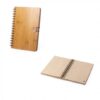 cahier couverture en bambou