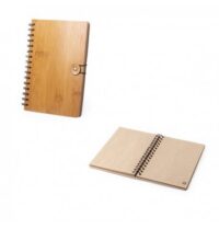 cahier couverture en bambou