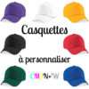 casquettes a personnaliser
