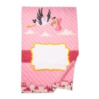 Couverture bébé rose