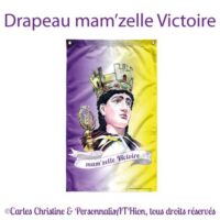 drapeau victoire personnalisathion carles christine 2024