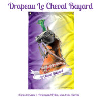 drapeaux 2026 copyright carles christine personnalisation le cheval bayard