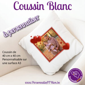 housse coussin personnalisathion