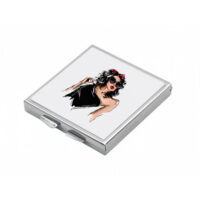 miroir de poche carre personnalisathion