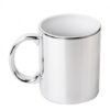 mug chrome argente