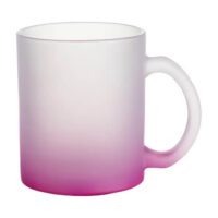 mug givre depoli rose