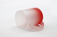 mug givre depoli rouge couche
