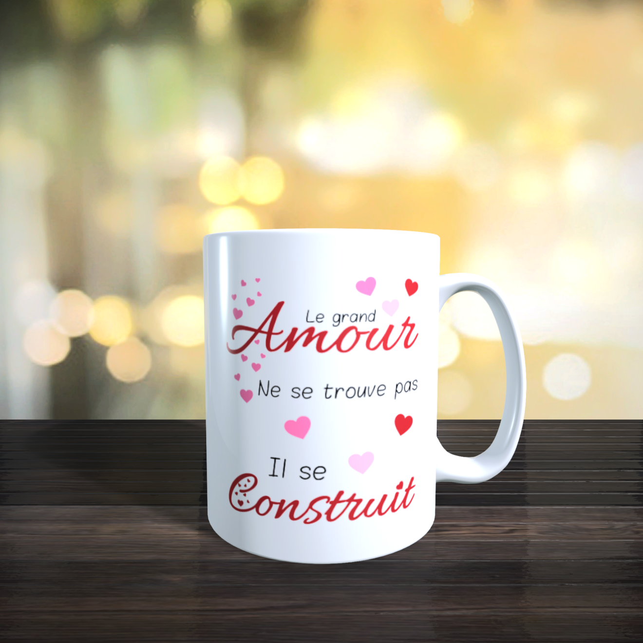 mug le grand amour ne se trouve pas il se contruit