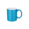 mug paillete bleu