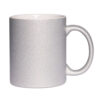mug paillettes argent