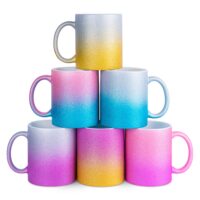 mug paillettes degrade