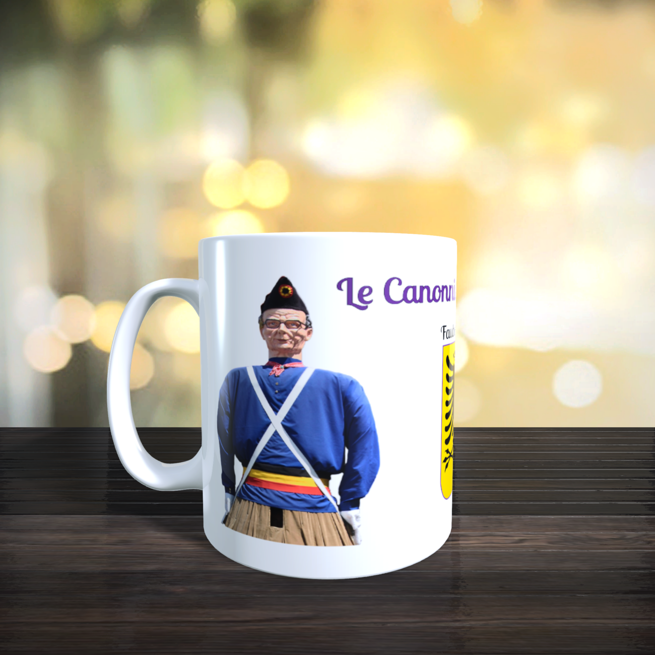 mug personnalisathion faubourg de tournai canonnier cantiniere 2023 Front