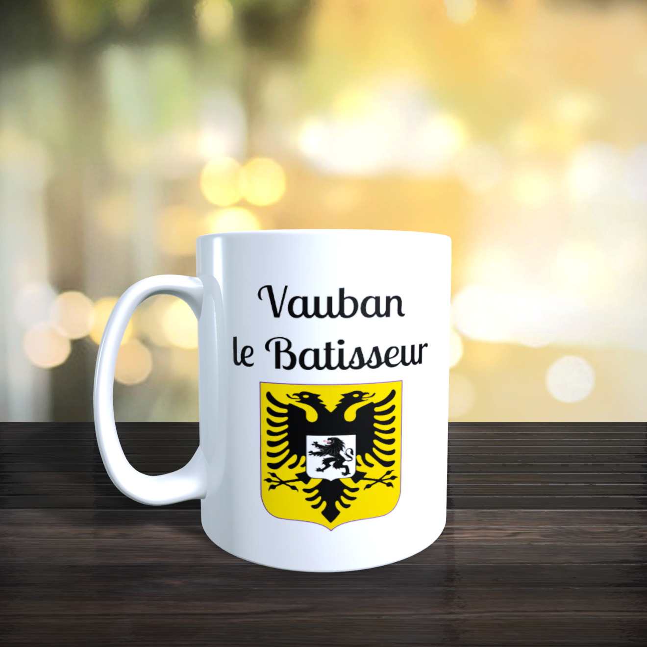 mug personnalisathion vauban le batisseur dos