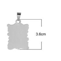 pendentif rectangle rregulier p 7801
