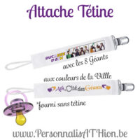 personnalisathion attache tetine ducasse d ath 2026