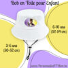 personnalisathion bob en toile enfant 2026 victoire