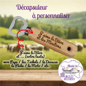 personnalisathion decapsuleur mouton 2024