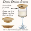 personnalisathion dessous dessus verre sous verre plateau