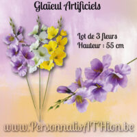 personnalisathion glaieul fleurs artificiels