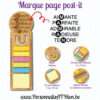 personnalisathion marque page post it aimante parfaite admirable radieuse tendre