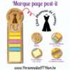 personnalisathion marque page post it elue maman de l annee