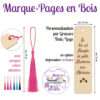 personnalisathion marque pages bois
