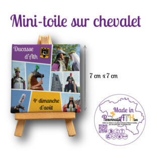 personnalisathion mini toile chevalet