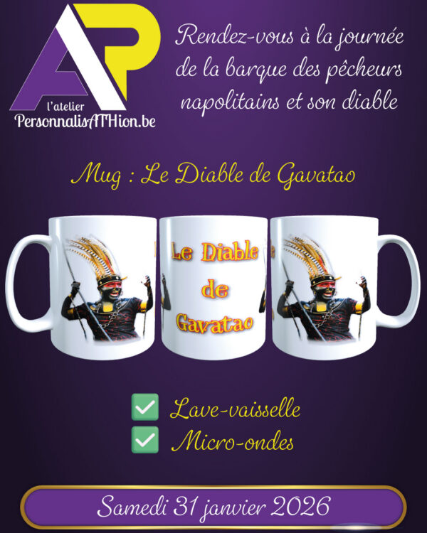personnalisathion mug 2025 diable