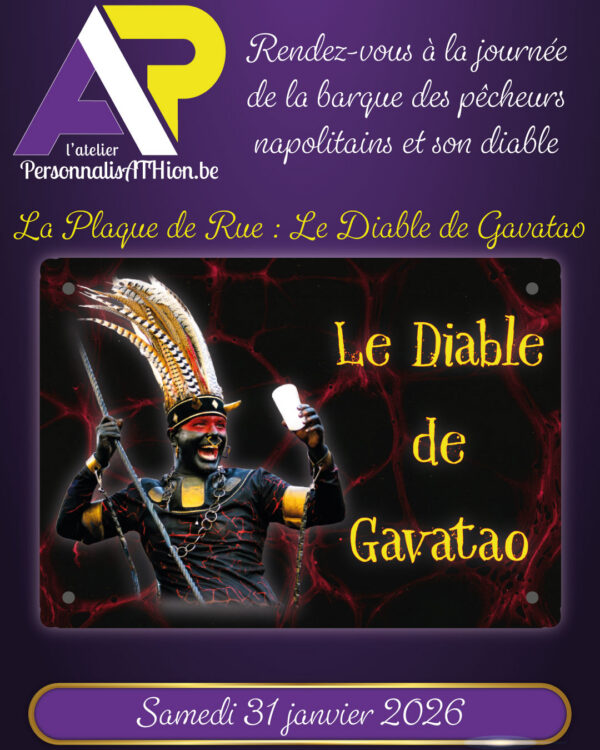 personnalisathion plaque de rue diable