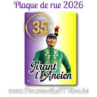 personnalisathion plaque de rue ducasse ath 2026 tirant