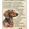 personnalisathion plaque de rue vertical chien adopte
