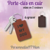 personnalisathion porte cles cuir Z 24087