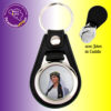 personnalisathion porte cles metal cuir 113c01 madame goliath