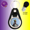 personnalisathion porte cles metal cuir 113c01 mademoiselle victoire