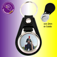 personnalisathion porte cles metal cuir 113c01 samson