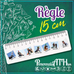 personnalisathion regle 15 cm ducasse